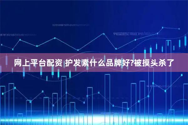 网上平台配资 护发素什么品牌好?被摸头杀了